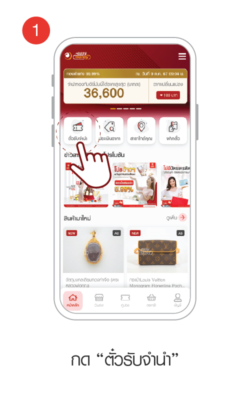 วิธีการยืนยันตัวตนออนไลน์ ผ่าน easy smart